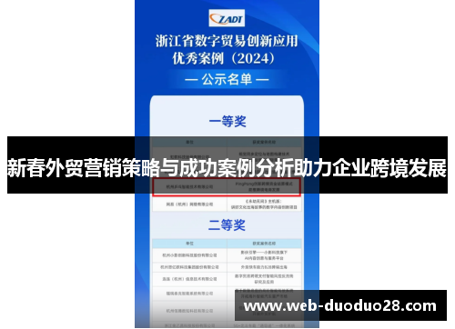 新春外贸营销策略与成功案例分析助力企业跨境发展