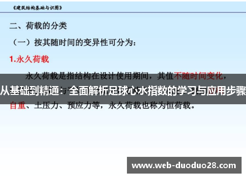 从基础到精通：全面解析足球心水指数的学习与应用步骤